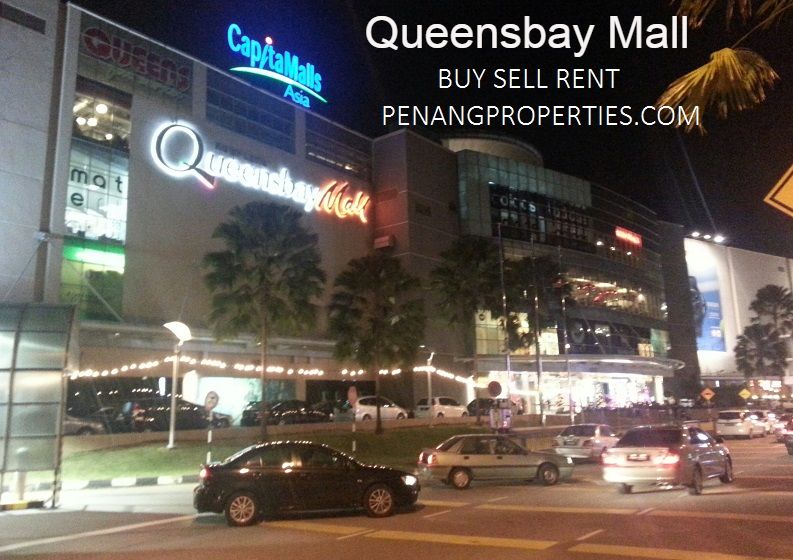 Night view of Queensbay Mall
