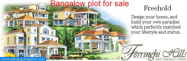 Bangalow plot for sale.