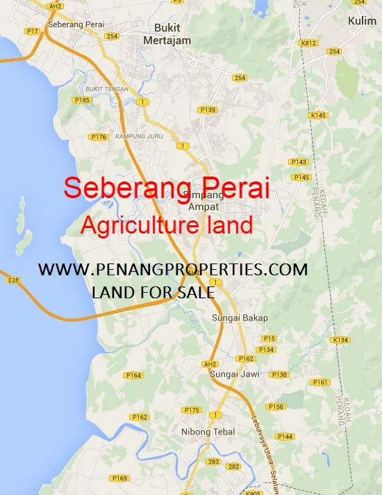 Seberang Perai SPU, SPT, SPS map location