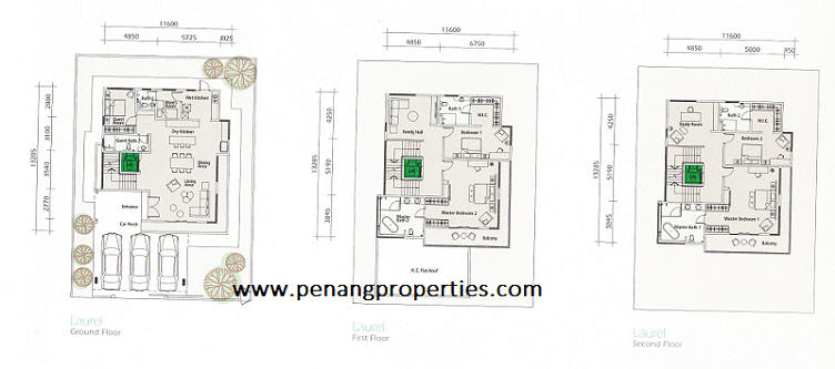 Baymont Residence floor layout plan