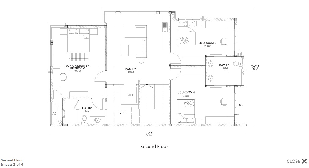 2nd floor layout plan
