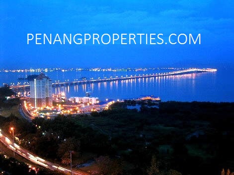 Beautiful view of Penang bridge