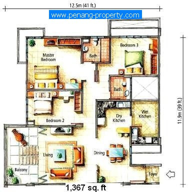 Alila Horizon floor layout plan