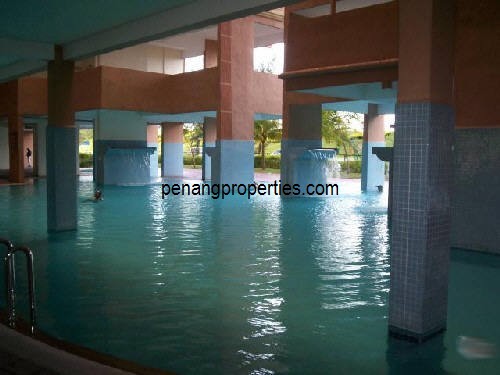 Covered swimming pool