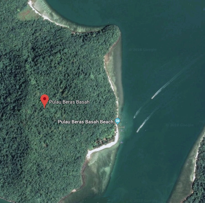 Island for sale location map