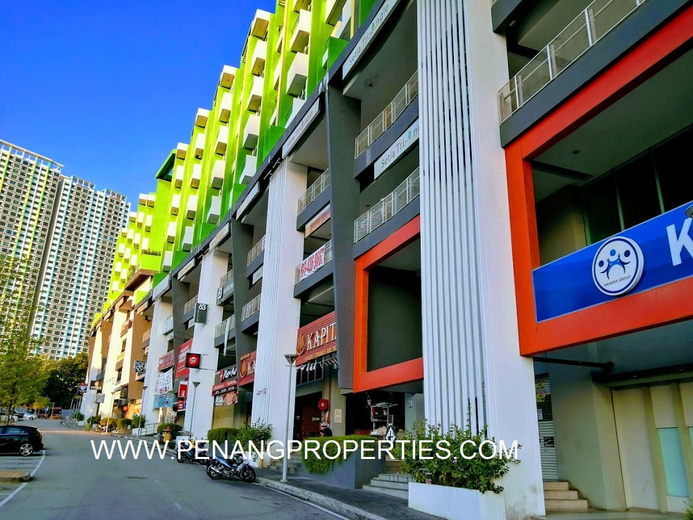 Setia Triangle apartments and shop lot on the ground and lower floor.
