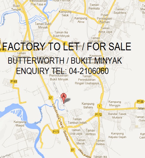 Butterworth Bukit Minyak factory map location