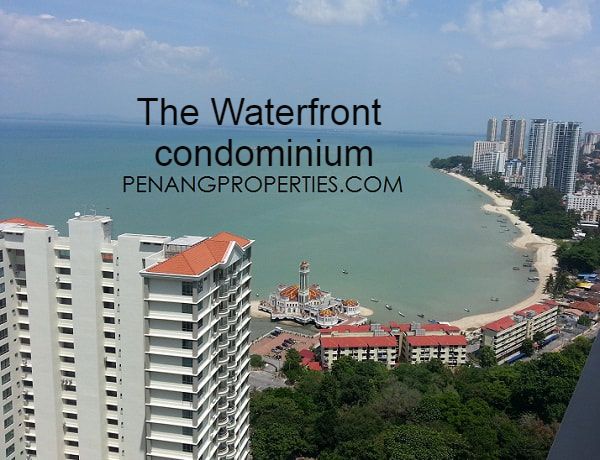 The waterfront unit for sale and rent