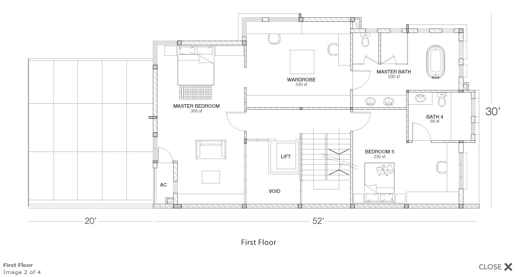 1st floor layout plan