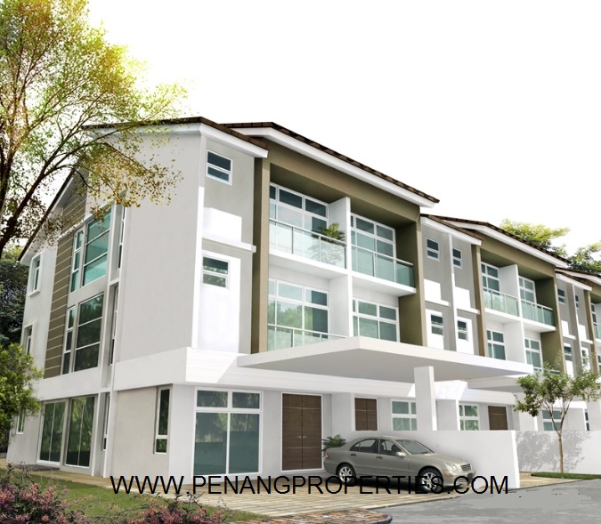 3 storey terrace in Air Itam for sale