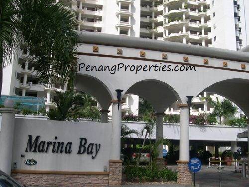 Marina Bay condo entrance