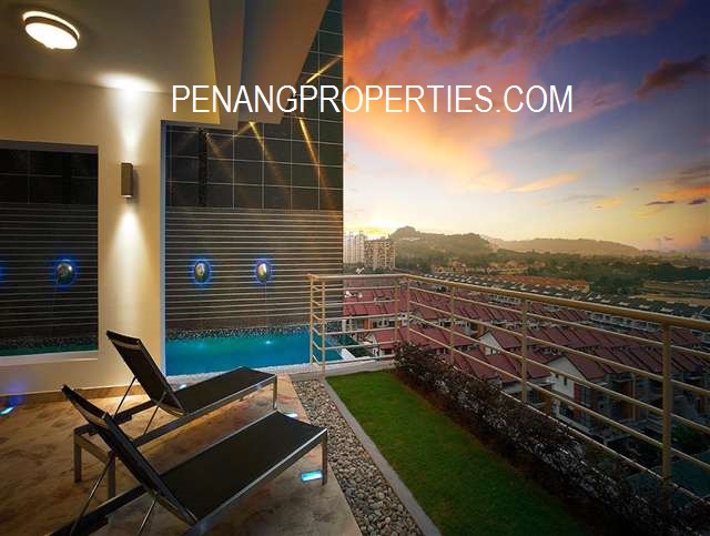 View from 35 pearl Villas Penang