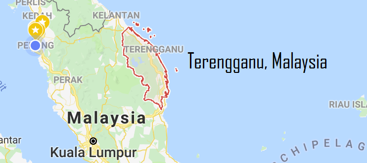 Land in Terengganu map