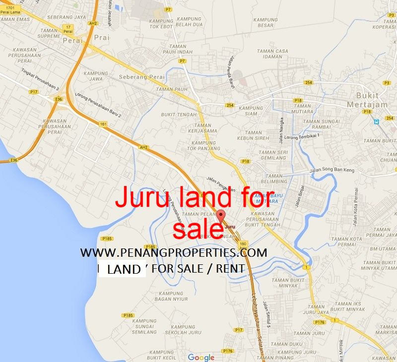 Land in Juru map