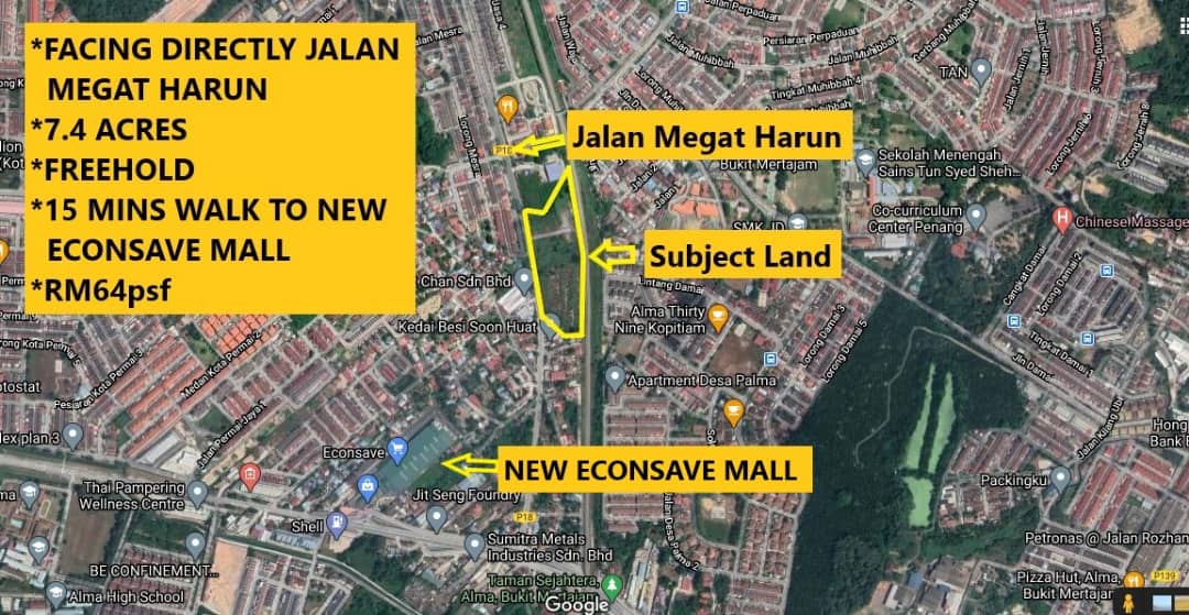 Bukit Mertajam land for sale