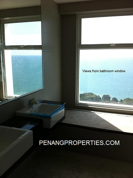 Bathroom with a view