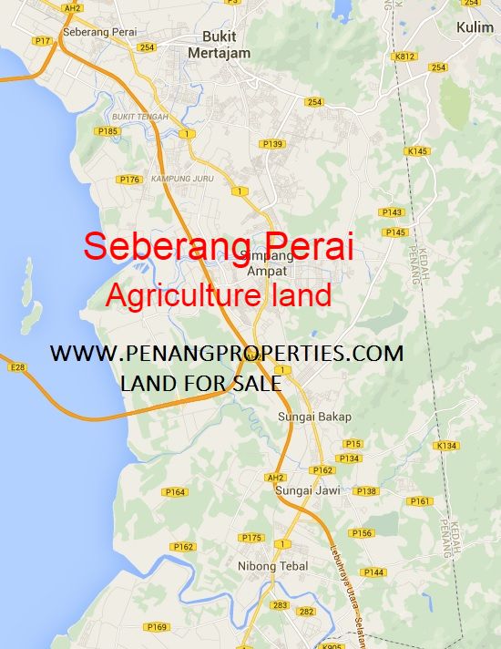 Seberang Perai SPU, SPT, SPS map location