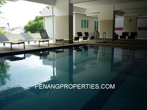 Covered swimming pool