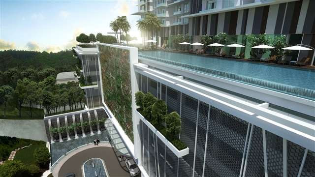 Infinity pool and Grand drop-off  point