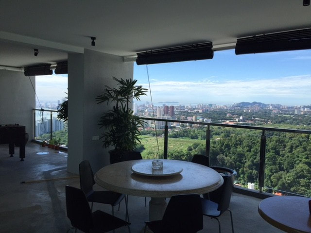 A big balcony