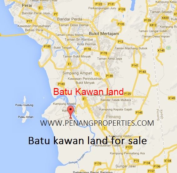 Batu Kawan Land Map