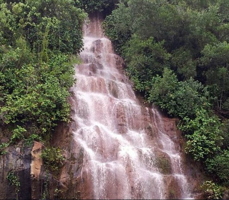 Natural waterfall