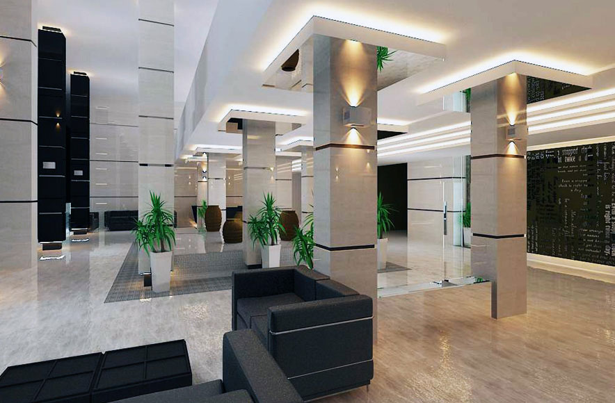 Posh lobby