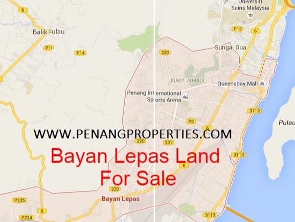Bayan Lepas land location map