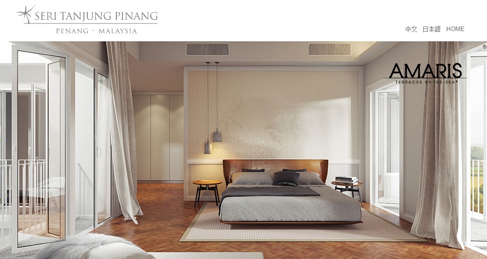 A spacious master bedroom