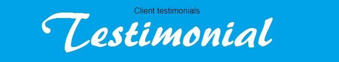 Testimonial