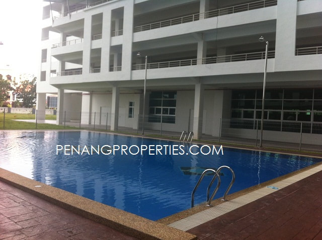 Swimming pool and multi-storey car park