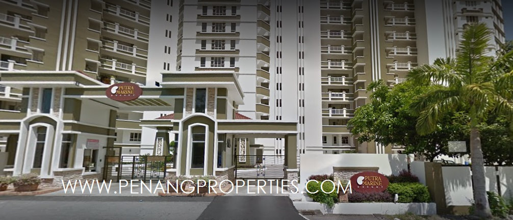 Putra Marine condo entrance