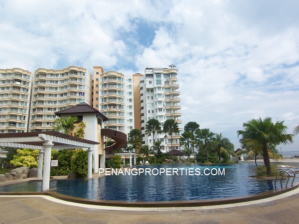 Resort style swimming pool