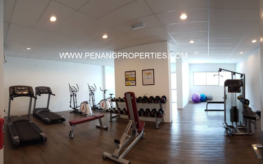 Fully equipped gymnasium