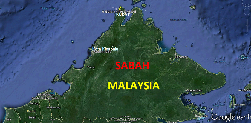Sabah map