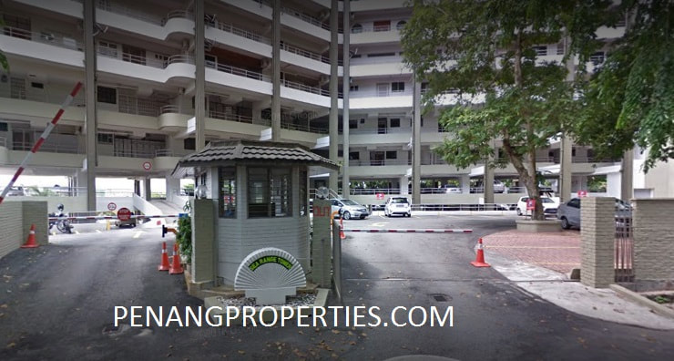 Sea Range Tower guarded entrance