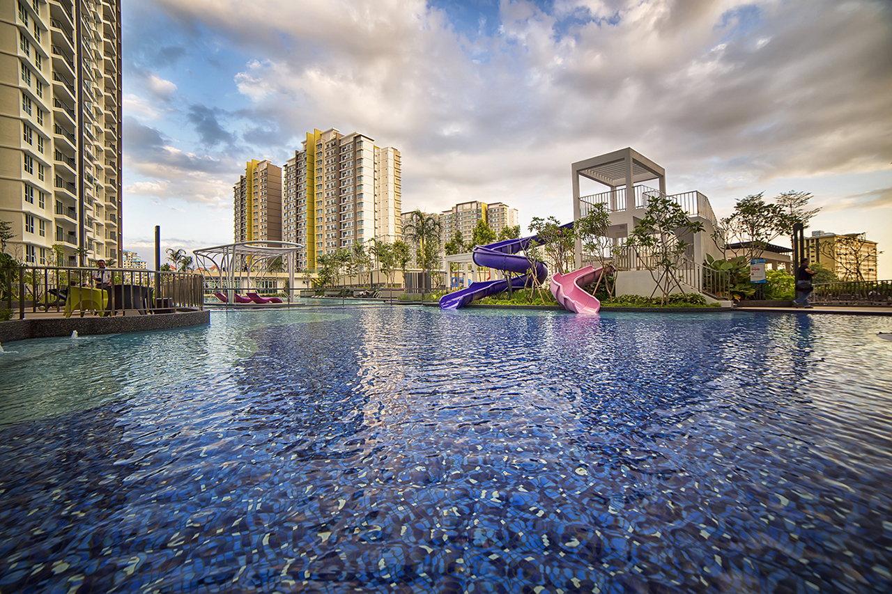 Olympic length swimming pool