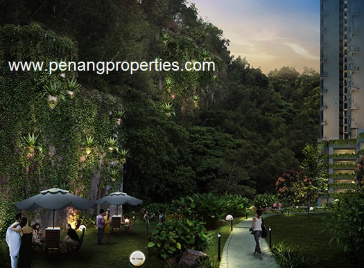 Greenery hill view