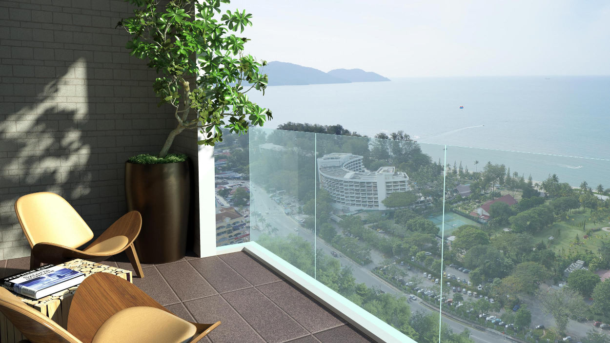 View from the balcony