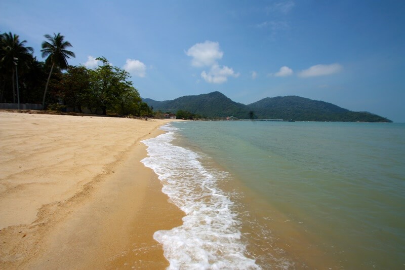 Pristine beach