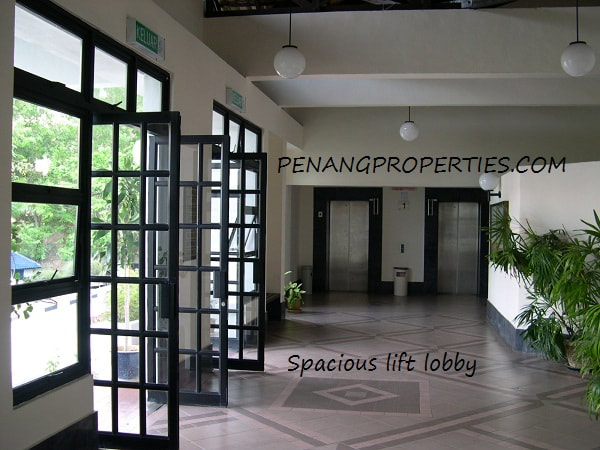 Lift lobby area