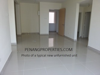 new unfurnished unit