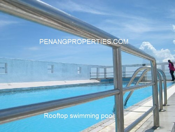 Rooftop swimming pool