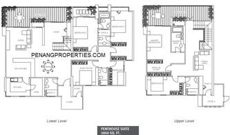 Penthouse unit