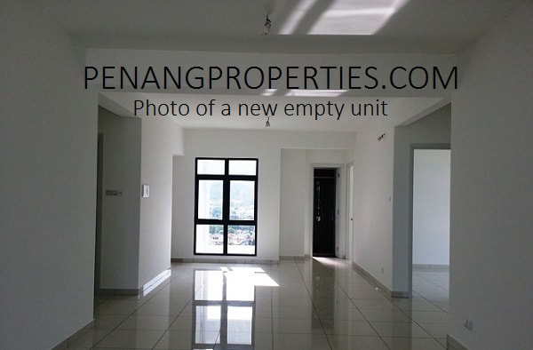 New unfurnished unit