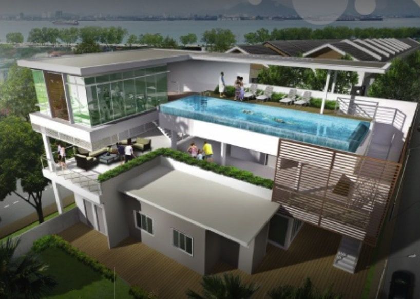 Clubhouse swimming pool and gym