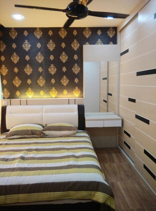 Furnished bedroom