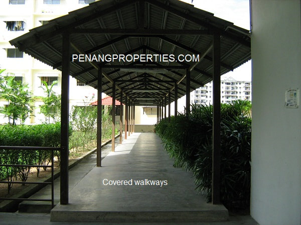Covered walk-way