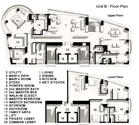 Type B floor plan