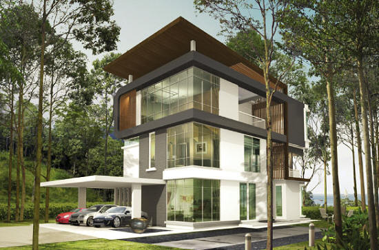 Garage with 3 parking bay 